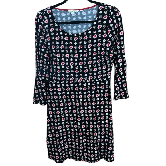 Boden Miriam Stretch Knit A-Line Jersey Tunic dress Women's Size 8R - Picture 4 of 5